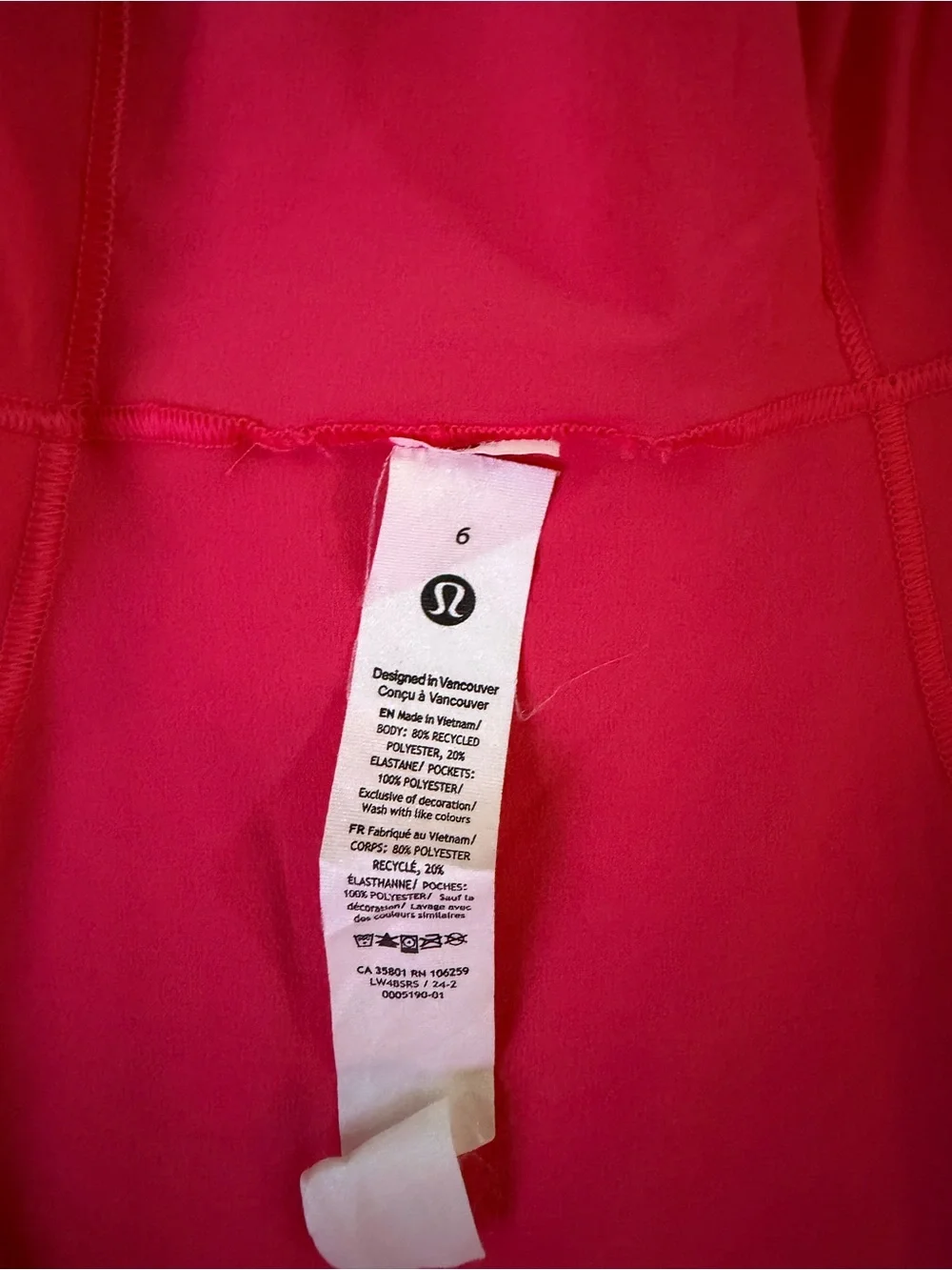 Lululemon Mist Over Hooded Running Jacket Glazed Pink Full Zip Size 6